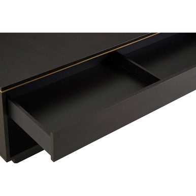 Diamond oak veneer coffee table, close up view 3