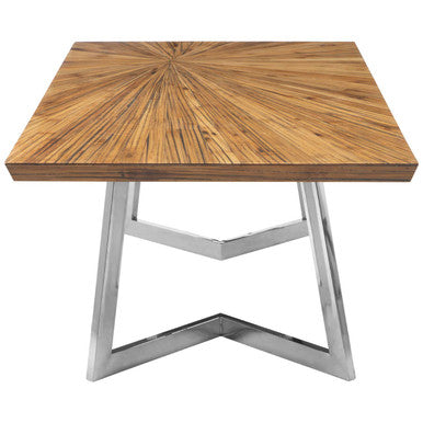 Gabar natural bamboo coffee table, base detail