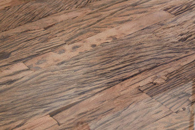 Kerala natural recycled wood curved legs coffee table, close up view 4