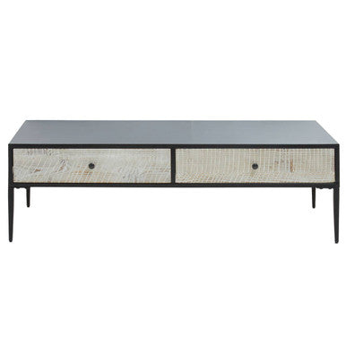 Luxor grey recycled pine coffee table, additional view