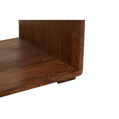 Surati sheesham wood coffee table, close up view 4