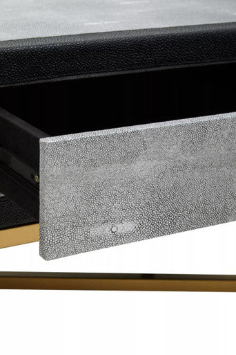 Cadiz Grey Shagreen Coffee Table