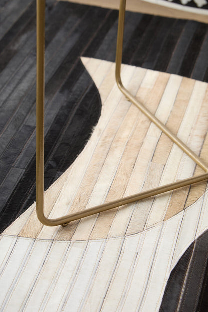 Fusion bone inlay coffee table, styled view 4