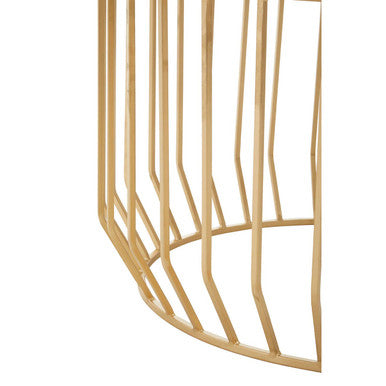 Pali White Marble And Gold Coffee Table.