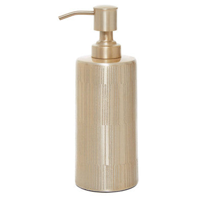 Allegra Champagne Soap Dispenser, 200ml, aluminium with gold finish