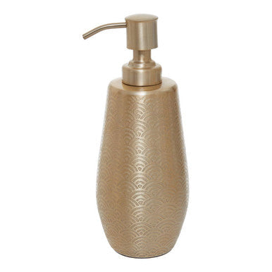Allegra Champagne Etched Soap Dispenser, 200ml, main product image