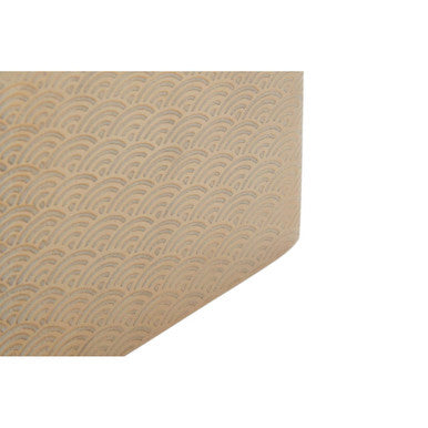 Allegra Champagne Etched Aluminium Tissue Box 13 cm