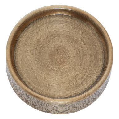 Allegra Etched Metallic Soap Dish