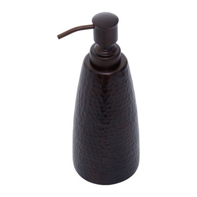 Allegra Dark Bronze Hammered Effect Soap Dispenser product shot