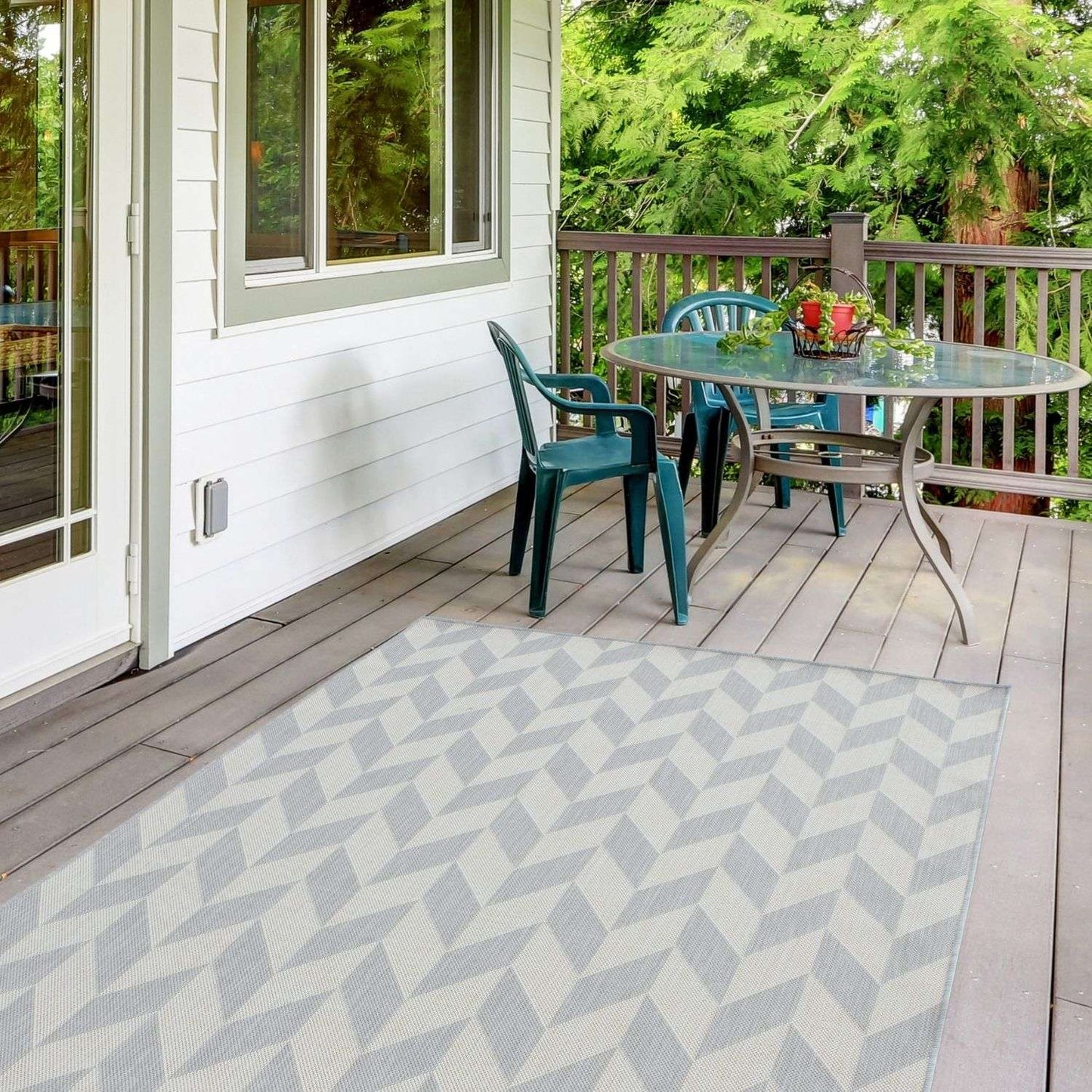 Ecology Outdoor Rug Grey | 600G