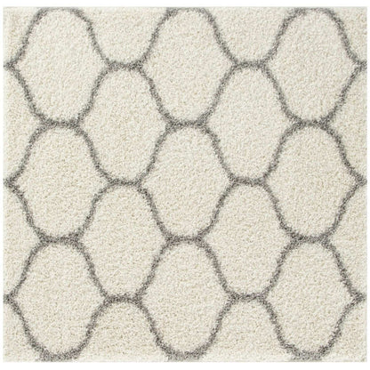 Moroccan Ivory Shaggy Rug | 600