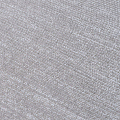 Carmel Grey-Cream Striped Rug | 6020