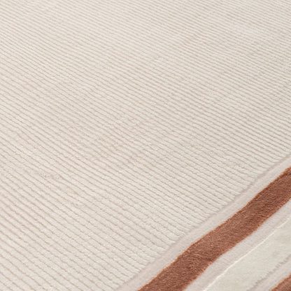 Carmel Cream-Terra Bordered Rug | 6060