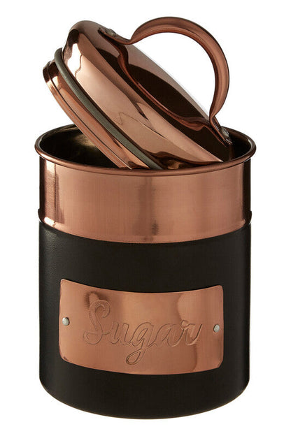 Prescott Charcoal And Copper Sugar Canister
