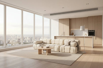 Camaleonda Modular Sectional Sofa - Faux Suede Charcoal