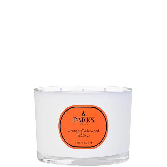 VINTAGE AROMATHERAPY ORANGE, CEDARWOOD & CLOVE 350G 3 WICK CANDLE
