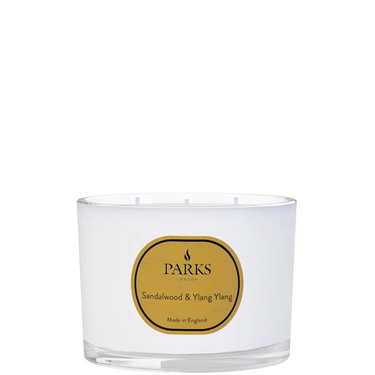VINTAGE AROMATHERAPY SANDALWOOD & YLANG YLANG 350G 3 WICK CANDLE