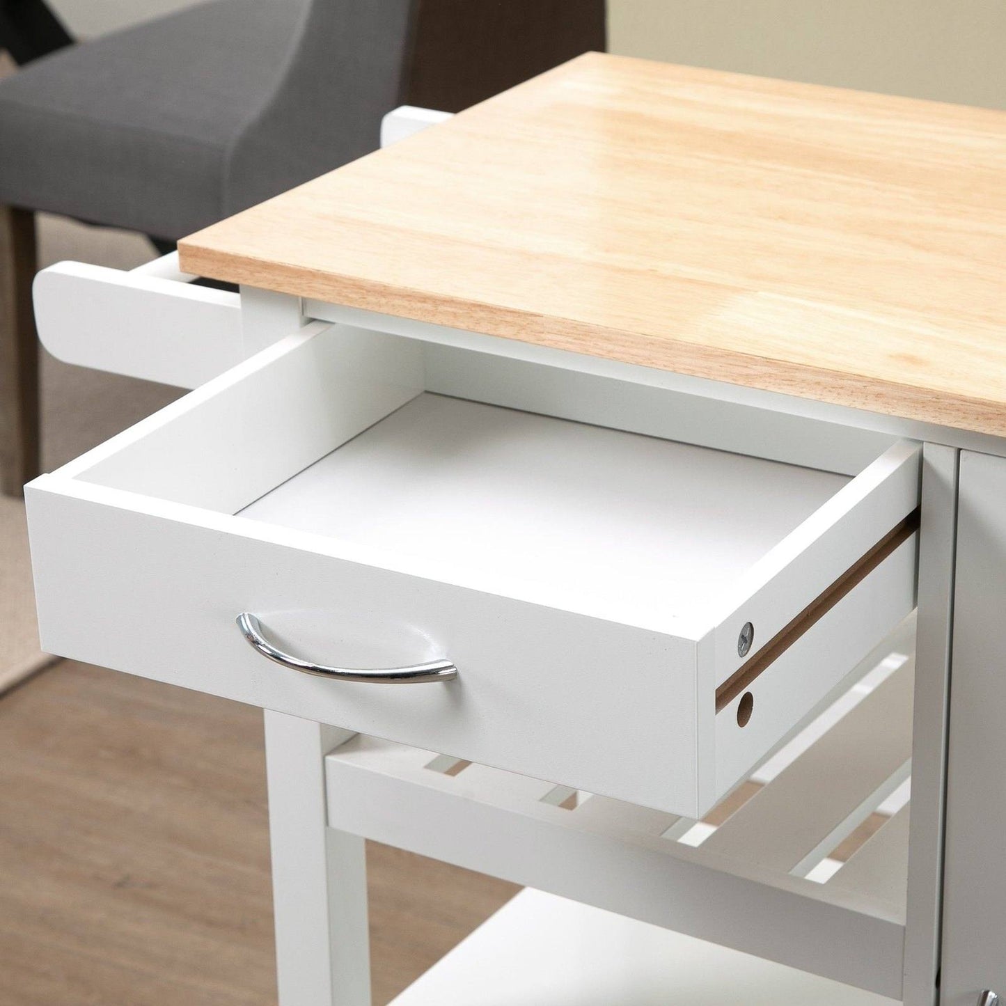 🍽️ Premium Kitchen Trolley - Mobile Storage & Serving Cart 🛒