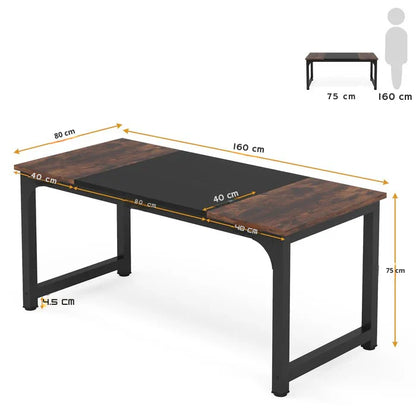 160cm Modern Conference Table | Rectangular Meeting & Executive Desk