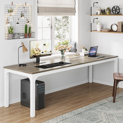 200cm Executive Conference & Computer Desk | Industrial Minimalist
