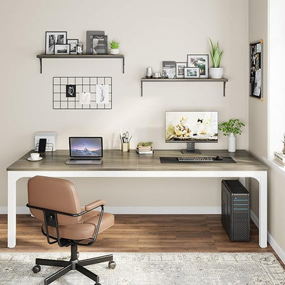 200cm Executive Conference & Computer Desk | Industrial Minimalist