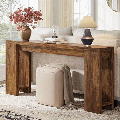 160cm Rustic Farmhouse Console Table | Entryway & Sofa Table