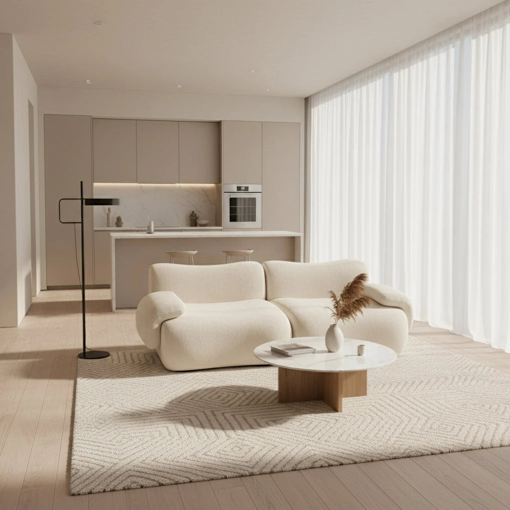 Aura Modular Lounge Sofa - Cloud Comfort Sculptural Design