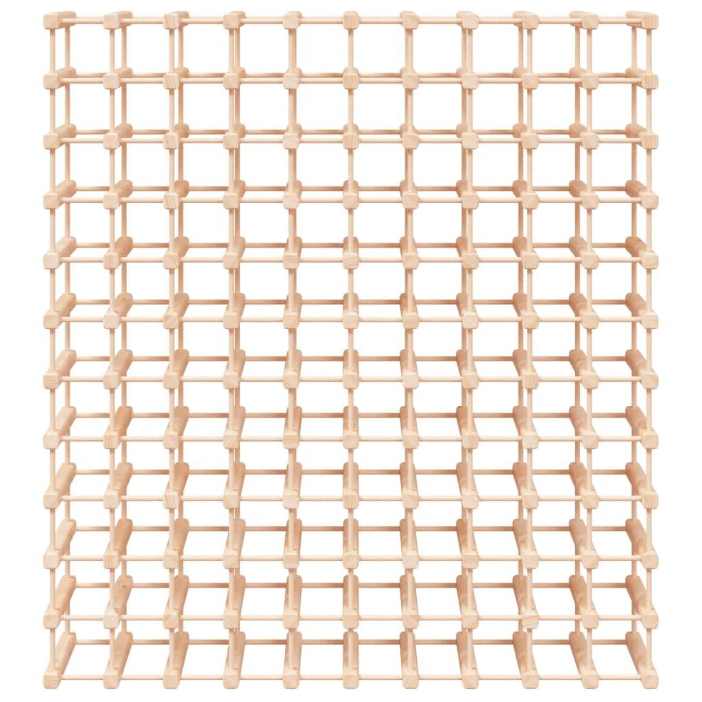 Wine Rack for 120 Bottles 112.5x23x123.5 cm Solid Wood Pine