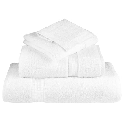 🏆 Premium Luxury Towels SOLUND 4pcs White 100x200cm 600gsm ✨ Ultra-Soft Egyptian Cotton Bath Towels
