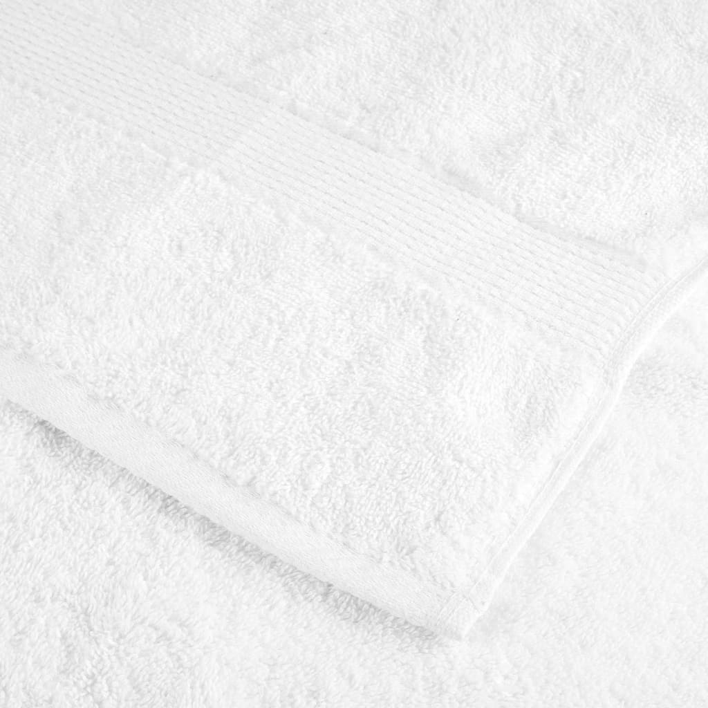 🏆 Premium Luxury Towels SOLUND 4pcs White 100x200cm 600gsm ✨ Ultra-Soft Egyptian Cotton Bath Towels