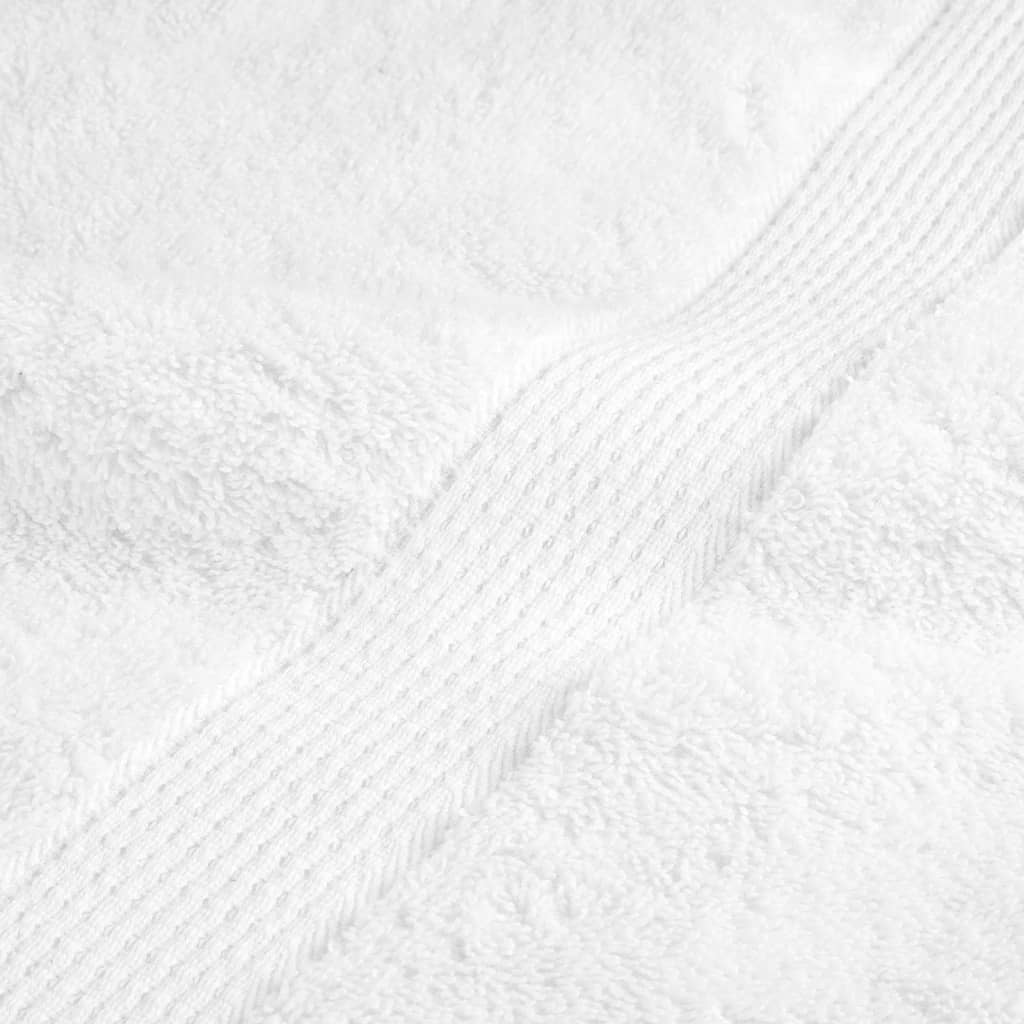 🏆 Premium Luxury Towels SOLUND 4pcs White 100x200cm 600gsm ✨ Ultra-Soft Egyptian Cotton Bath Towels