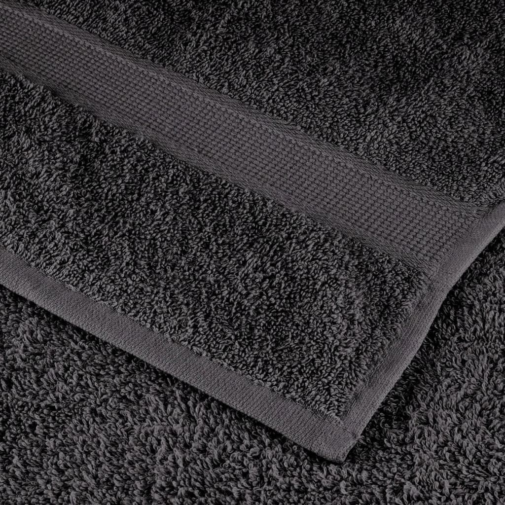 🏆 Premium Luxury Towels SOLUND 2pcs Anthracite 100x200cm 600gsm ✨ Ultra-Soft Egyptian Cotton Bath Towels