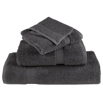 ⚫ Premium SOLUND Beach Towels 4-Pack Anthracite 100x200cm 600gsm Ultra-Soft