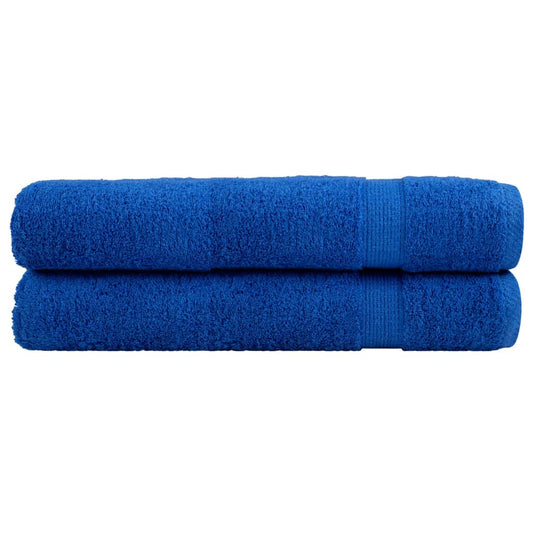 🏆 Premium Luxury Towels SOLUND 2pcs Blue 100x200cm 600gsm ✨ Ultra-Soft Egyptian Cotton Bath Towels