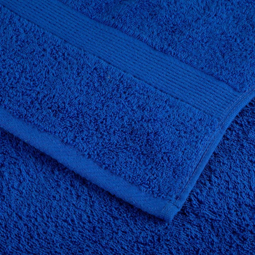 🏖️ Premium SOLUND Towels 4pcs Blue 100x200cm 600gsm - Luxury Cotton Bath & Beach Towels 🇬🇧