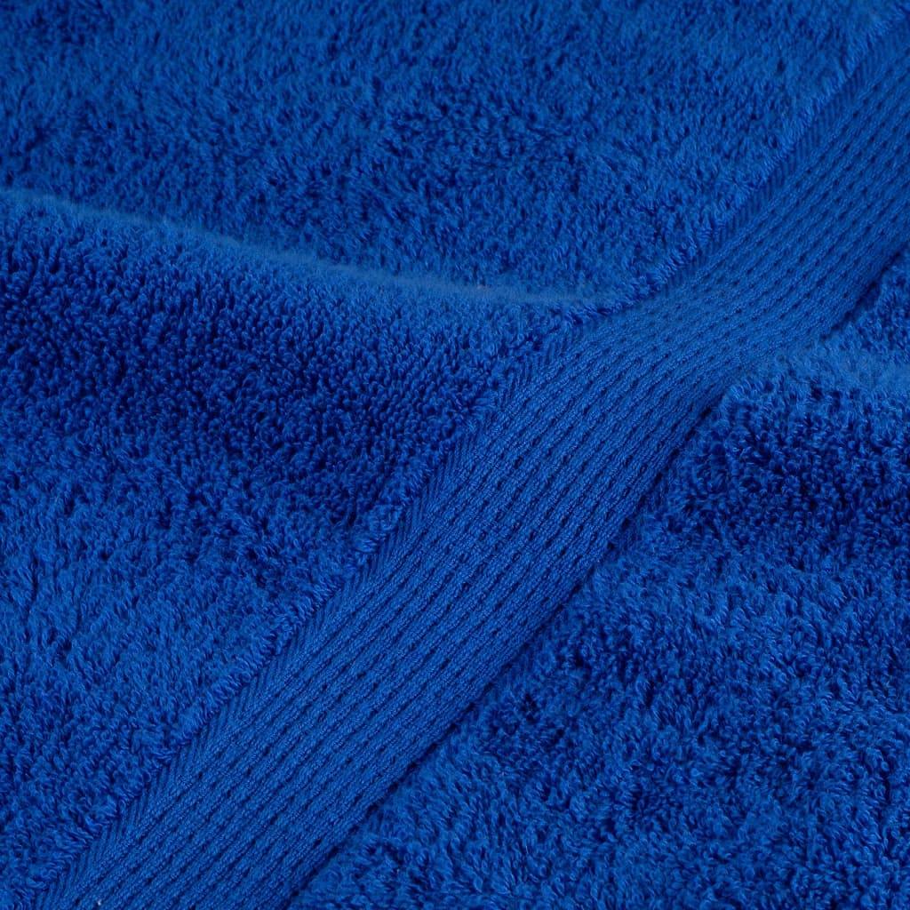 🏖️ Premium SOLUND Towels 4pcs Blue 100x200cm 600gsm - Luxury Cotton Bath & Beach Towels 🇬🇧