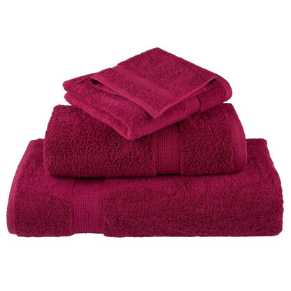 🏆 Premium Luxury Towels SOLUND 2pcs Bordeaux 100x200cm 600gsm ✨ Ultra-Soft Egyptian Cotton Bath Towels