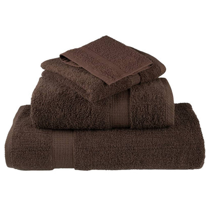 🏆 Premium Luxury Towels SOLUND 2pcs Brown 100x200cm 600gsm ✨ Ultra-Soft Egyptian Cotton Bath Towels