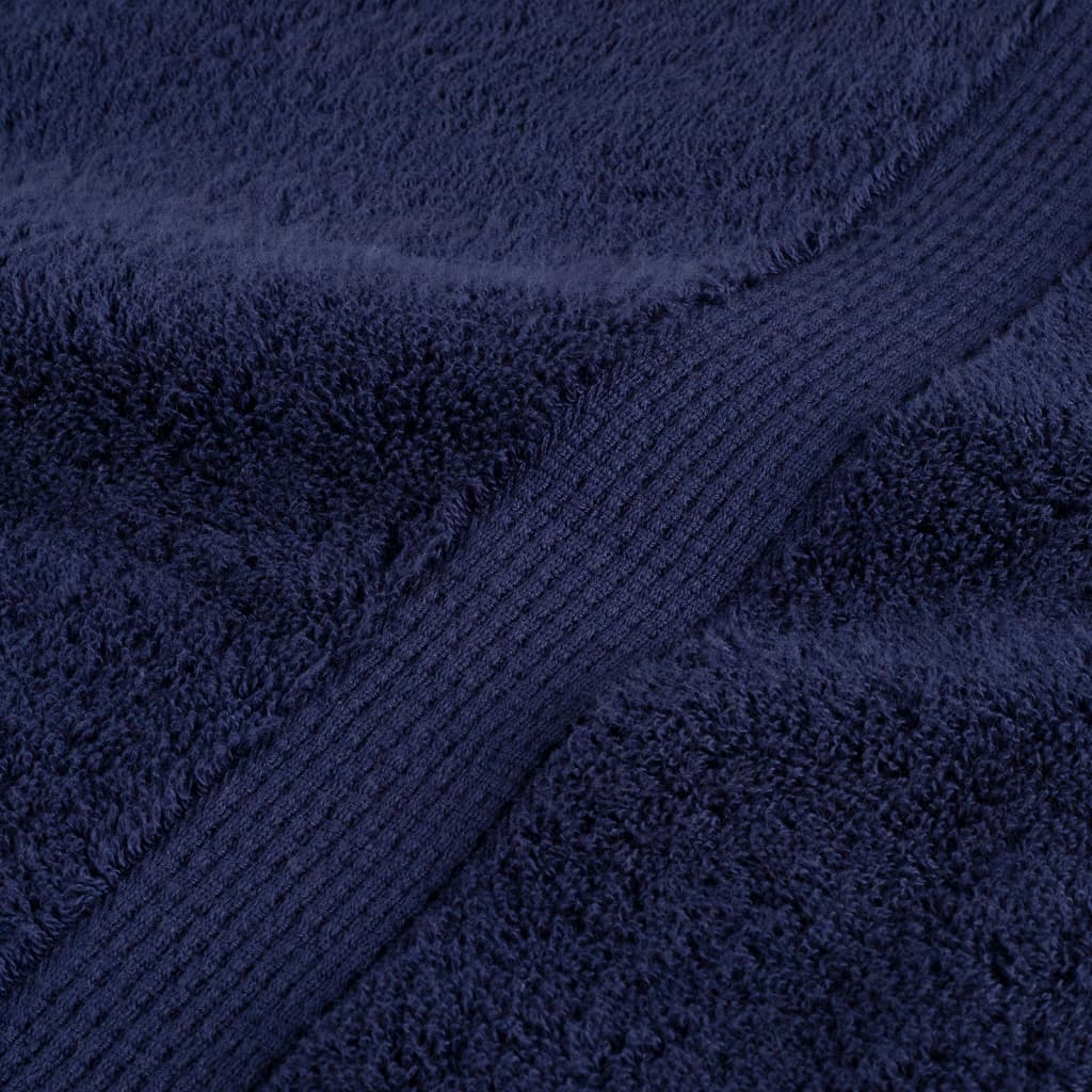 🌊 Premium SOLUND Beach Towels 4-Pack Navy Blue 100x200cm 600gsm Ultra-Soft