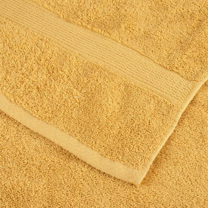 🏆 Premium Luxury Towels SOLUND 2pcs Gold 100x200cm 600gsm ✨ Ultra-Soft Egyptian Cotton Bath Towels
