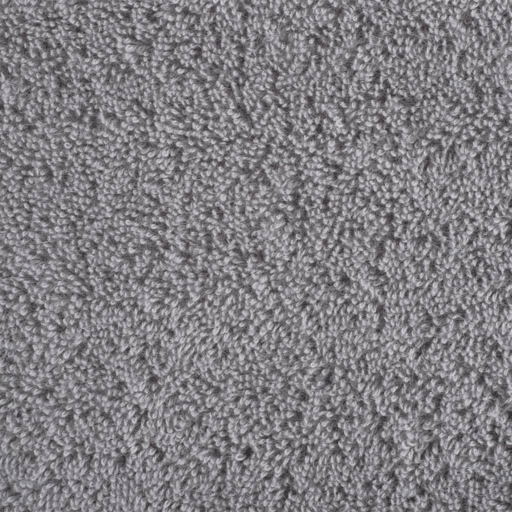 🏆 Premium Luxury Towels SOLUND 4pcs Grey 100x200cm 600gsm ✨ Ultra-Soft Egyptian Cotton Bath Towels