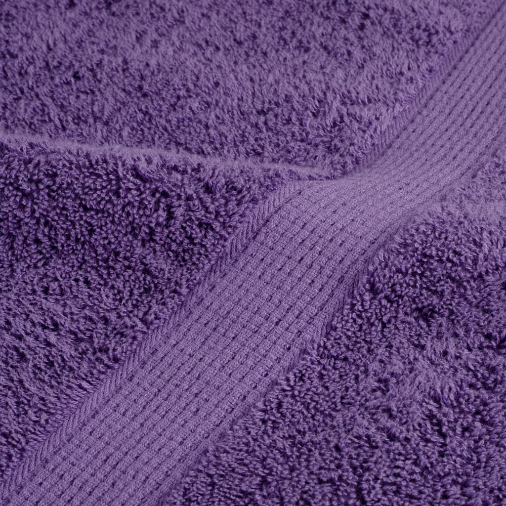 🏆 Premium Luxury Towels SOLUND 2pcs Purple 100x200cm 600gsm ✨ Ultra-Soft Egyptian Cotton Bath Towels