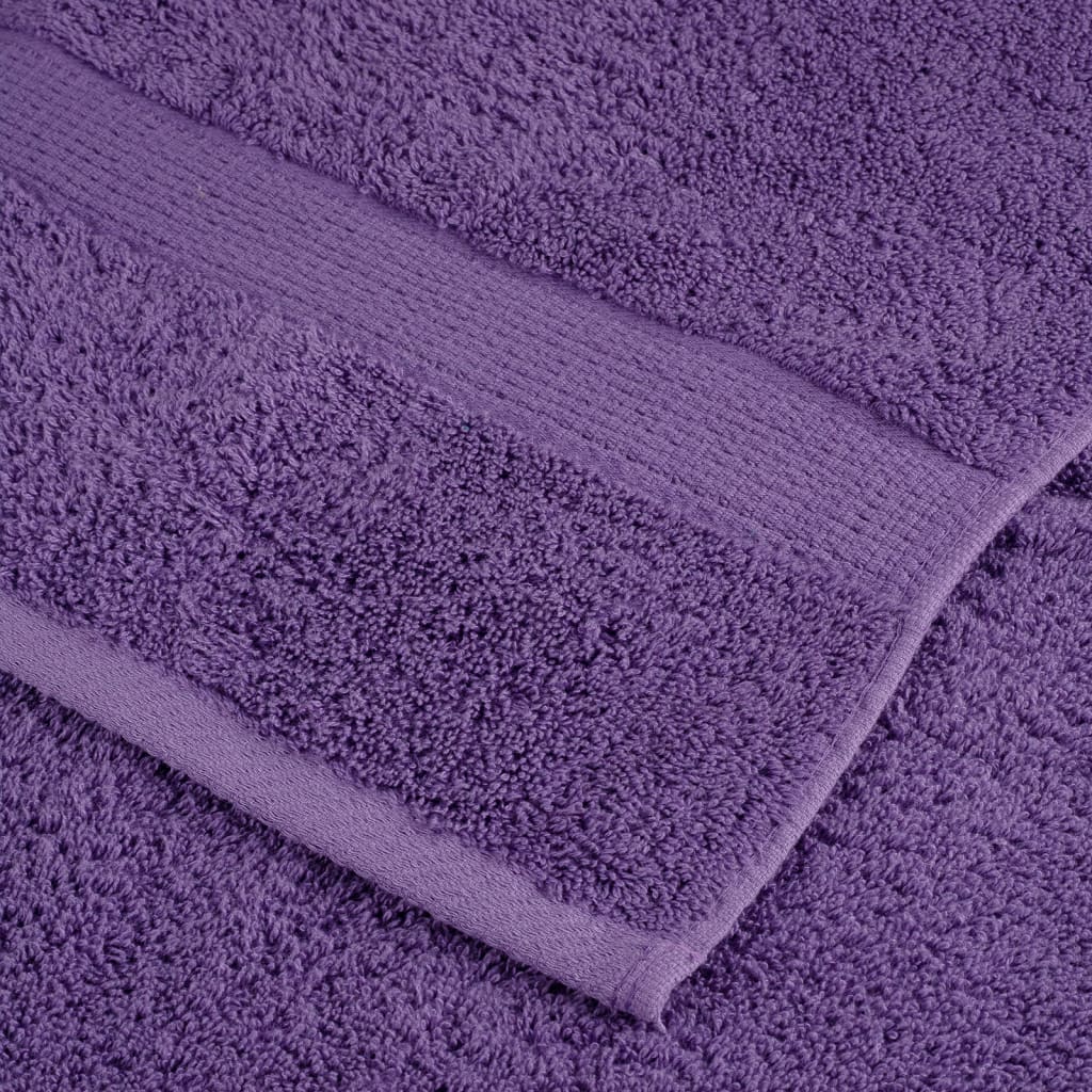 💜 Premium SOLUND Beach Towels 4-Pack Purple 100x200cm 600gsm Ultra-Soft