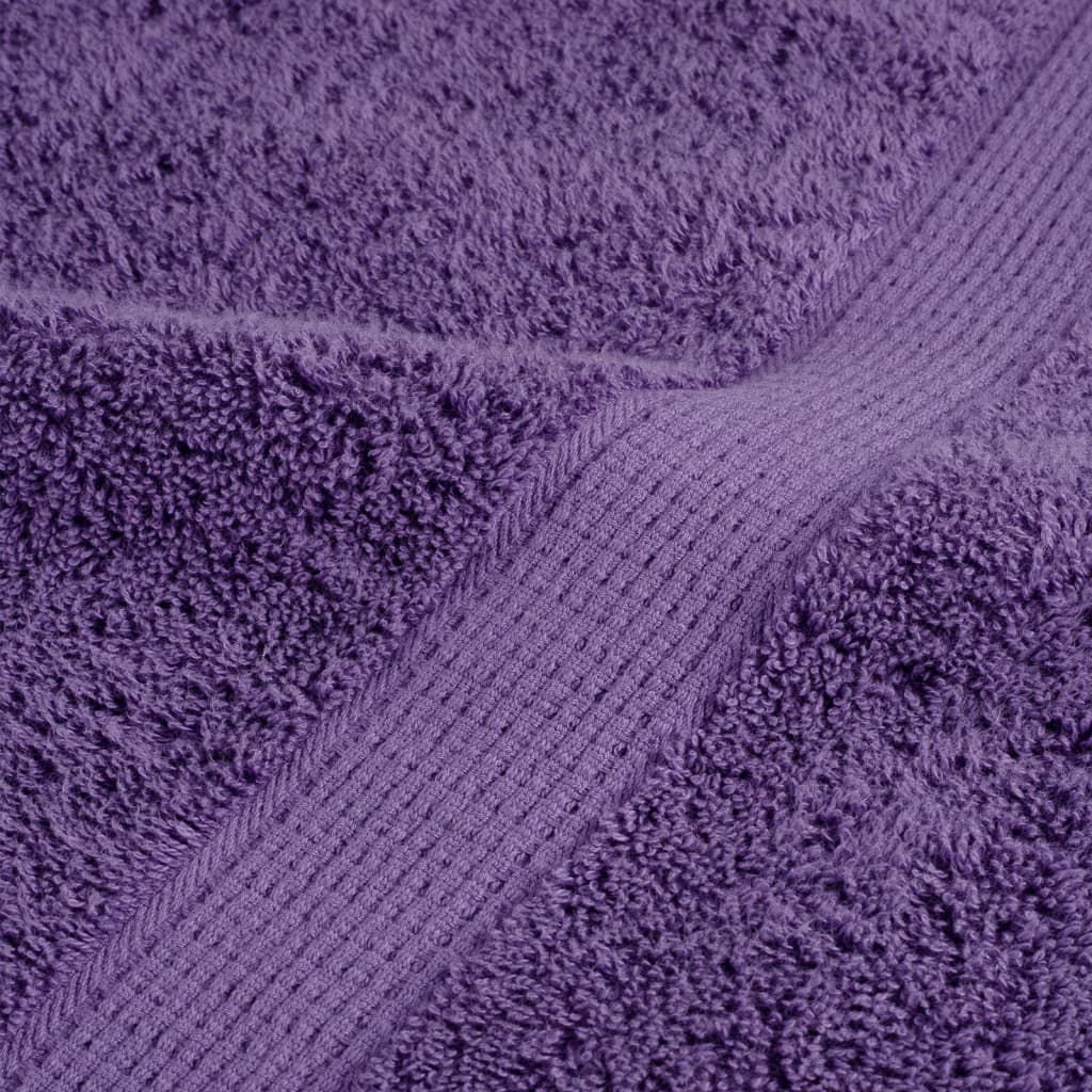 💜 Premium SOLUND Beach Towels 4-Pack Purple 100x200cm 600gsm Ultra-Soft