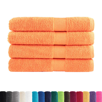 🏖️ Premium SOLUND Beach Towels 4-Pack Orange 100x200cm 600gsm Ultra-Soft