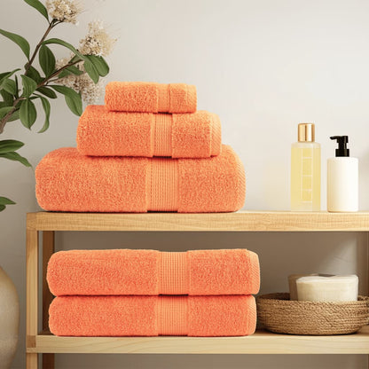 🏖️ Premium SOLUND Beach Towels 4-Pack Orange 100x200cm 600gsm Ultra-Soft