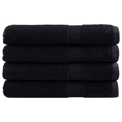 🖤 Premium SOLUND Beach Towels 4-Pack Black 100x200cm 600gsm Ultra-Soft
