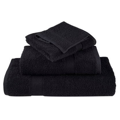🖤 Premium SOLUND Beach Towels 4-Pack Black 100x200cm 600gsm Ultra-Soft