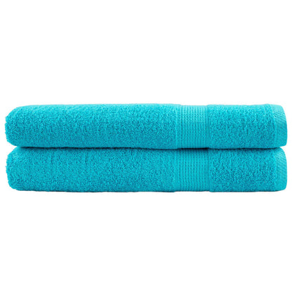 🏆 Premium Luxury Towels SOLUND 2pcs Turquoise 100x200cm 600gsm ✨ Ultra-Soft Egyptian Cotton Bath Towels