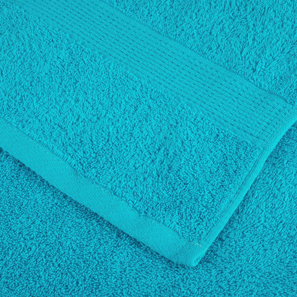 🏆 Premium Luxury Towels SOLUND 2pcs Turquoise 100x200cm 600gsm ✨ Ultra-Soft Egyptian Cotton Bath Towels